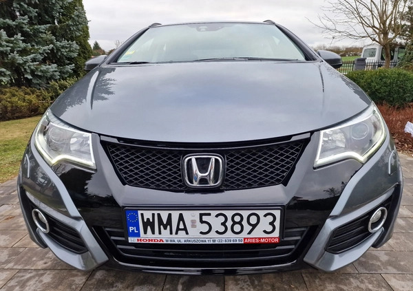 Honda Civic cena 57900 przebieg: 87000, rok produkcji 2016 z Pułtusk małe 497